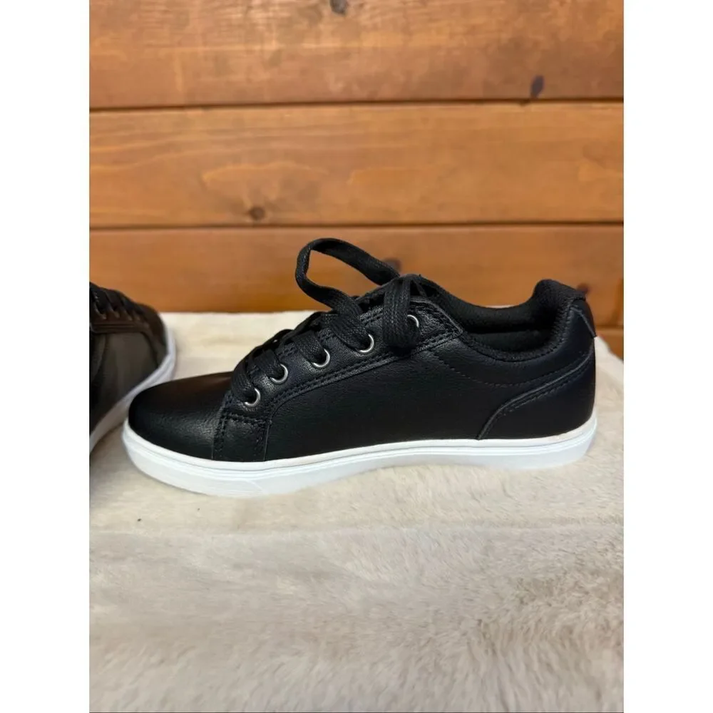 Perry Ellis Kids Portfolio sneakers black Sz 2 NIB